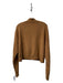 Reformation Size XL light brown Recycled Cashmere Long Sleeve V Neck Sweater light brown / XL