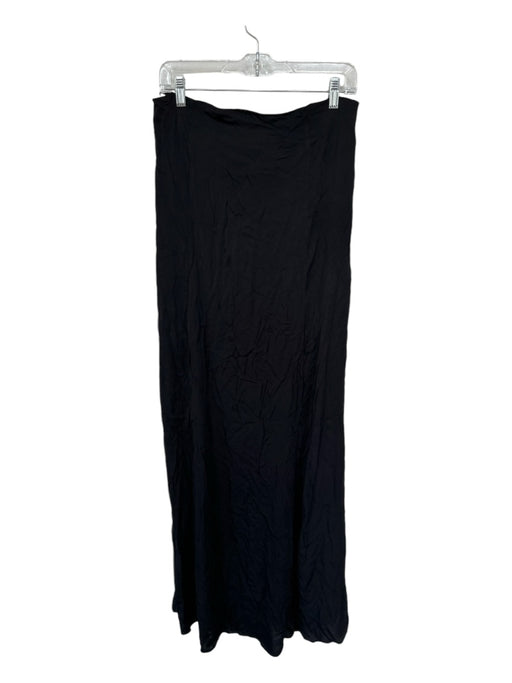 COS Size 42 Black Viscose Strapless Maxi Dress Black / 42