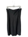 J. Crew Size M Black Polyester Elastic Waist Midi Skirt Black / M