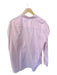 R13 Size M Baby Pink Cotton Long Sleeve Front Pocket Button Down Top Baby Pink / M