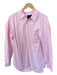 R13 Size M Baby Pink Cotton Long Sleeve Front Pocket Button Down Top Baby Pink / M