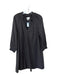 Brochu Walker Size M Charcoal Polyester Blend Long Sleeve Rouched Dress Charcoal / M