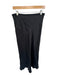 Anine Bing Size L Black Silk Elastic Waist Maxi Skirt Black / L