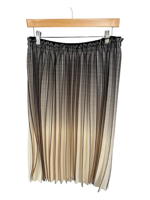 Proenza Schouler Size M Black & Taupe Recycled Polyester Blend Ombre Maxi Skirt Black & Taupe / M