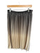 Proenza Schouler Size M Black & Taupe Recycled Polyester Blend Ombre Maxi Skirt Black & Taupe / M