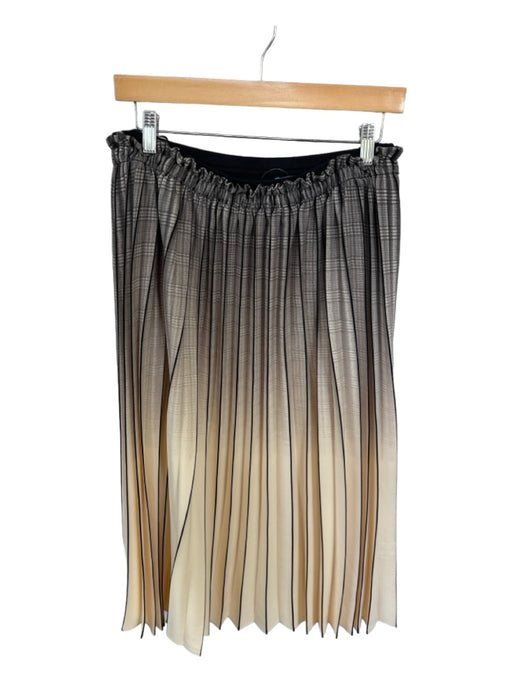 Proenza Schouler Size M Black & Taupe Recycled Polyester Blend Ombre Maxi Skirt Black & Taupe / M