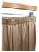 Sablyn Size L Tan Silk Elastic Waist High Waist Wide Leg Pants Tan / L
