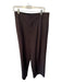 Tibi Size 8 Dark Brown Wool Blend High Waist Pleated Trouser Pants Dark Brown / 8