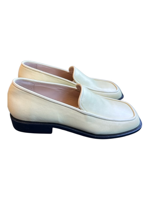 Wandler Shoe Size 39 Butter Yellow Leather Square Toe Piping Loafers Butter Yellow / 39