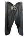 SP Black Label Size XL Black Leather Drawstring Jogger Pants Black / XL