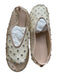 Khaite Shoe Size 39 Nude & Silver Mesh Crystal Round Toe Flats Nude & Silver / 39