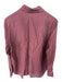 Tibi Size S Maroon Lycocell Long Sleeve Iridescent Button Down Long Top Maroon / S