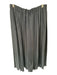 Tibi Size M Black Polyester Elastic Waist Pleated Maxi Skirt Black / M