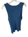 Agolde Size L Navy Modal Blend Sleeveless Ribbed Top Navy / L