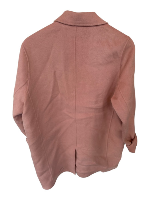Vanessa Bruno Size 40 Mauve Pink Wool Long Sleeve 2 button Knee Length Coat Mauve Pink / 40