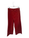 Ann Mashburn Size 28 Rust Corduroy High Waist Wide Leg Pants Rust / 28