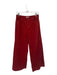 Ann Mashburn Size 28 Rust Corduroy High Waist Wide Leg Pants Rust / 28