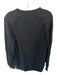 Tibi Size M Black Cashmere Long Sleeve Shoulder Cut Outs Sweater Black / M