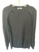 Tibi Size M Black Cashmere Long Sleeve Shoulder Cut Outs Sweater Black / M