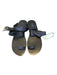 Tibi Shoe Size 38.5 Navy Leather Metallic Top Strap Sandals Navy / 38.5