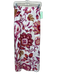 Farm Rio Size XS White, Purple & Red Viscose Botanical Sequin Print Maxi Skirt White, Purple & Red / XS