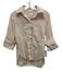 TWP Size XS Peach Orange Cotton Long Sleeve Cuffed Button Down Top Peach Orange / XS