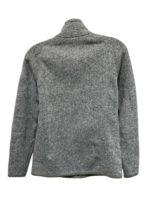 Patagonia Size S Gray Recycled Polyester Mock Neck Full Zip Jacket Gray / S