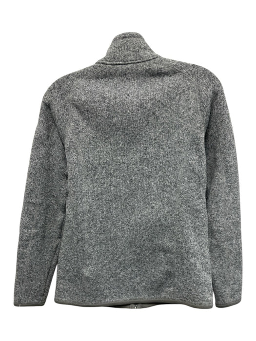 Patagonia Size S Gray Recycled Polyester Mock Neck Full Zip Jacket Gray / S
