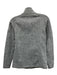 Patagonia Size S Gray Recycled Polyester Mock Neck Full Zip Jacket Gray / S