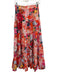 Cara Cara Size XS Orange, Pink, Multi Cotton Floral Button Down Maxi Skirt Orange, Pink, Multi / XS