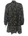 Tuckernuck Size XS Black & Gold Polyester Long puff sleeve Abstract Print Dress Black & Gold / XS