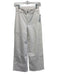MNG Size 2 White Cotton Blend Denim High Waist Button & Zip Fly Wide Leg Jeans White / 2