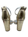 Sam Edelman Shoe Size 6.5 Gold & Silver Tone Leather Upper Metallic Sandals Gold & Silver Tone / 6.5