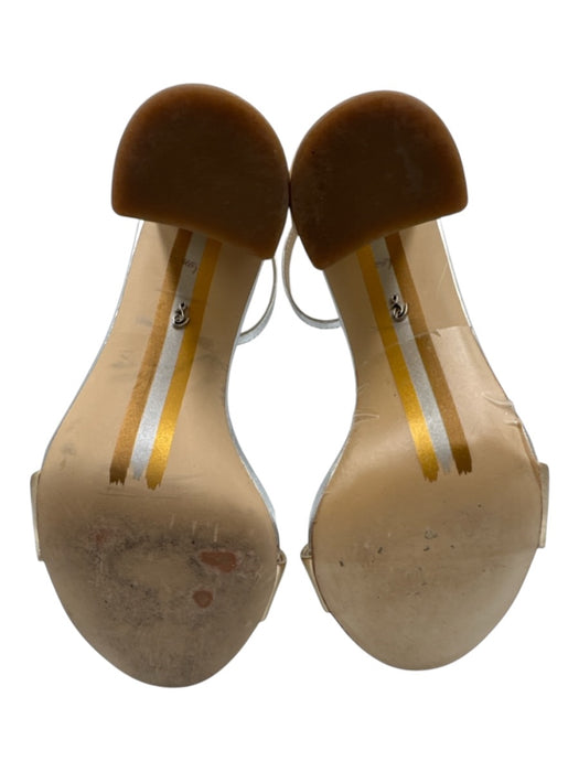 Sam Edelman Shoe Size 6.5 Gold & Silver Tone Leather Upper Metallic Sandals Gold & Silver Tone / 6.5
