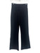 Spanx Size XS Black Viscose Blend Elastic Waistband Pintuck Pleats Flare Pants Black / XS