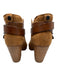 Rag & Bone Shoe Size 7 Tan Brown Leather Upper Strap Detail Stacked Heel Boots Tan Brown / 7