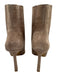 Vince Camuto Shoe Size 7 Taupe Beige Leather Upper Suede Elastic Sides Boots Taupe Beige / 7
