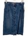 Joe's Size 26 Medium Wash Cotton Denim High Rise Patch Pocket Midi Skirt Medium Wash / 26
