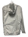 Patagonia Size S Light Gray Nylon Zip Front Hooded Rain Vent Detail Jacket Light Gray / S