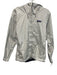 Patagonia Size S Light Gray Nylon Zip Front Hooded Rain Vent Detail Jacket Light Gray / S