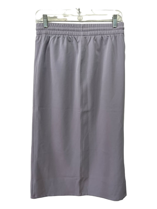 Athleta Size XS Gray Polyester Blend Elastic Drawstring Paneled Side Slit Skirt Gray / XS