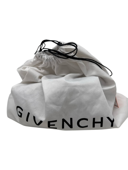 Givenchy Burgundy & Blue Leather Open Top Crossbody Color Block Tote Bag Burgundy & Blue