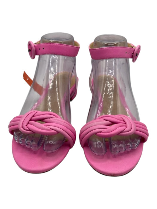Alexandre Birman Shoe Size 39 Pink Leather Upper Knot Detail Sandals Pink / 39