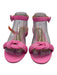 Alexandre Birman Shoe Size 39 Pink Leather Upper Knot Detail Sandals Pink / 39