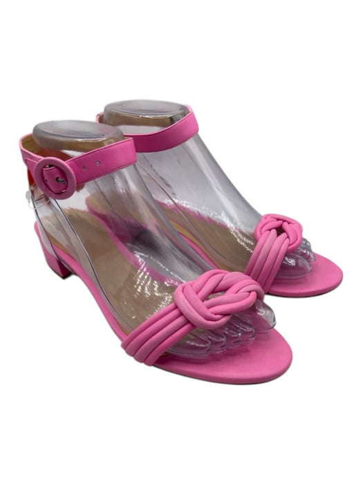 Alexandre Birman Shoe Size 39 Pink Leather Upper Knot Detail Sandals Pink / 39