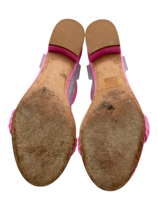 Alexandre Birman Shoe Size 39 Pink Leather Upper Knot Detail Sandals Pink / 39