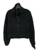 Lululemon Size XS/S Black Missing Fabric Tag Kangaroo Pocket Quarter Zip Jacket Black / XS/S