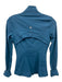 Lululemon Size 2 Teal Blue Missing Fabric Tag High Neck seam detail Jacket Teal Blue / 2