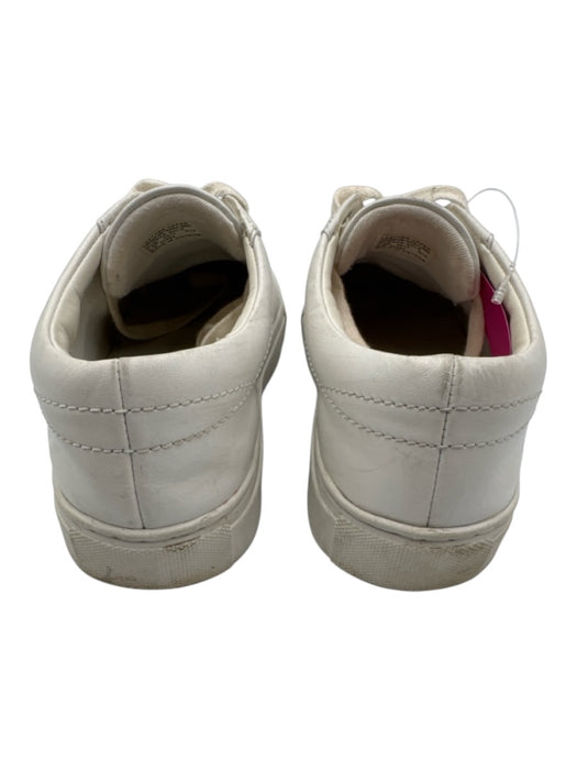 Tory Burch Shoe Size 7.5 White Leather Upper Gold Tone Logo Detail Sneakers White / 7.5