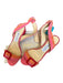 Jimmy Choo Shoe Size 36.5 Orange & Pink Suede Buckle Ankle Strap Sandals Orange & Pink / 36.5